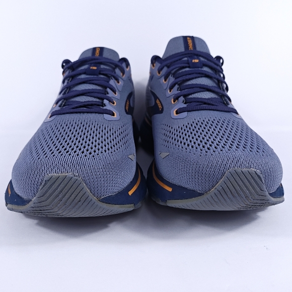 Brooks Ghost 15 Mens 10 Wide 2E Neutral Cushion Road Running Shoes Blue Orange - Picture 3 of 16